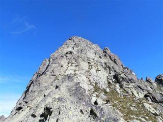 ultimo tratto della facile cresta
