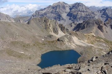 dal colle verso il lac blanc