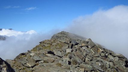 La vetta sciistica...