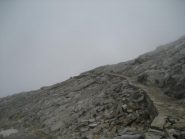 primo tratto della mulattiera -dopo il passo del Turlo- sul versante di Macugnaga