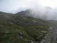 tratto alto della mulattiera sul versante valsesiano
