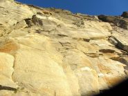 la splendida roccia della prima parte