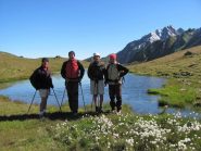 Con i compagni di escursione al Passa San Giacomo