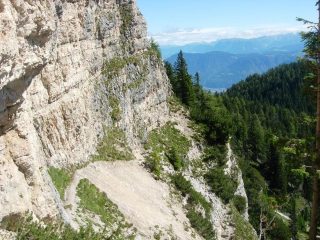 La prima parte della salita