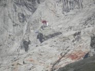 alla fine del primo tratto di corde fisse