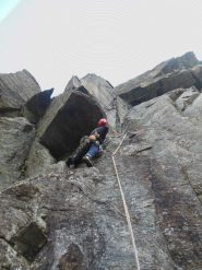 Fantastico tiro dopo la cengia...