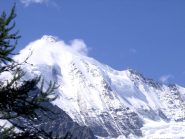 Il Weisshorn salendo al rifugio