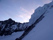 Lungo la cresta con il Nadelhorn