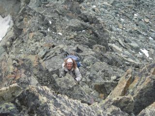 In salita sulla cresta