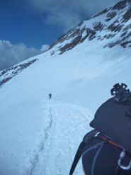5 minuti di schiarite prima della discesa