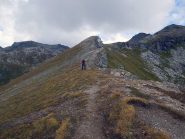 sulla cresta verso la palasina