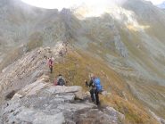 la cresta verso il colle di Nana