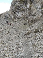 la risalita verso il colle Vascoccia