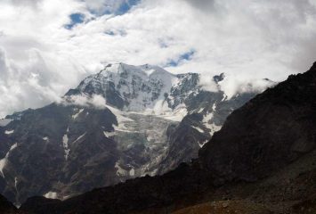 parete nord del fletschorn a e des la senggchuppa