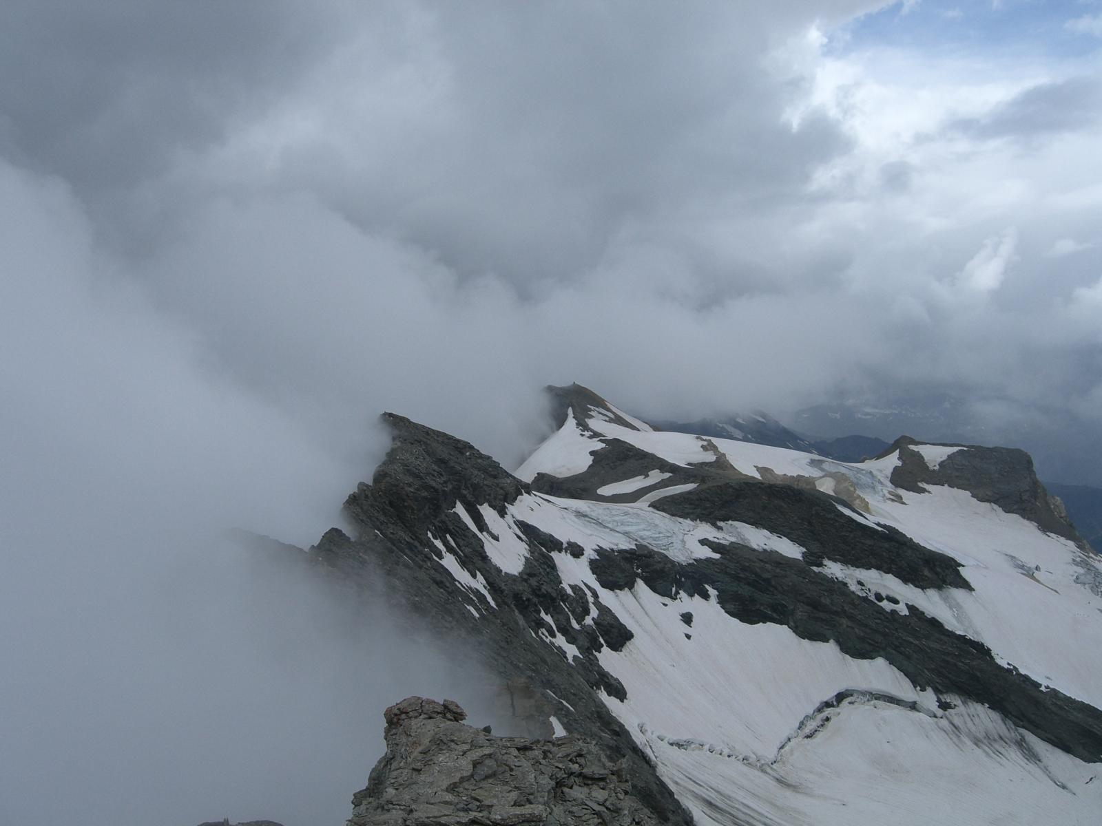 Le Punte Bousson e Galisia dalla vetta
