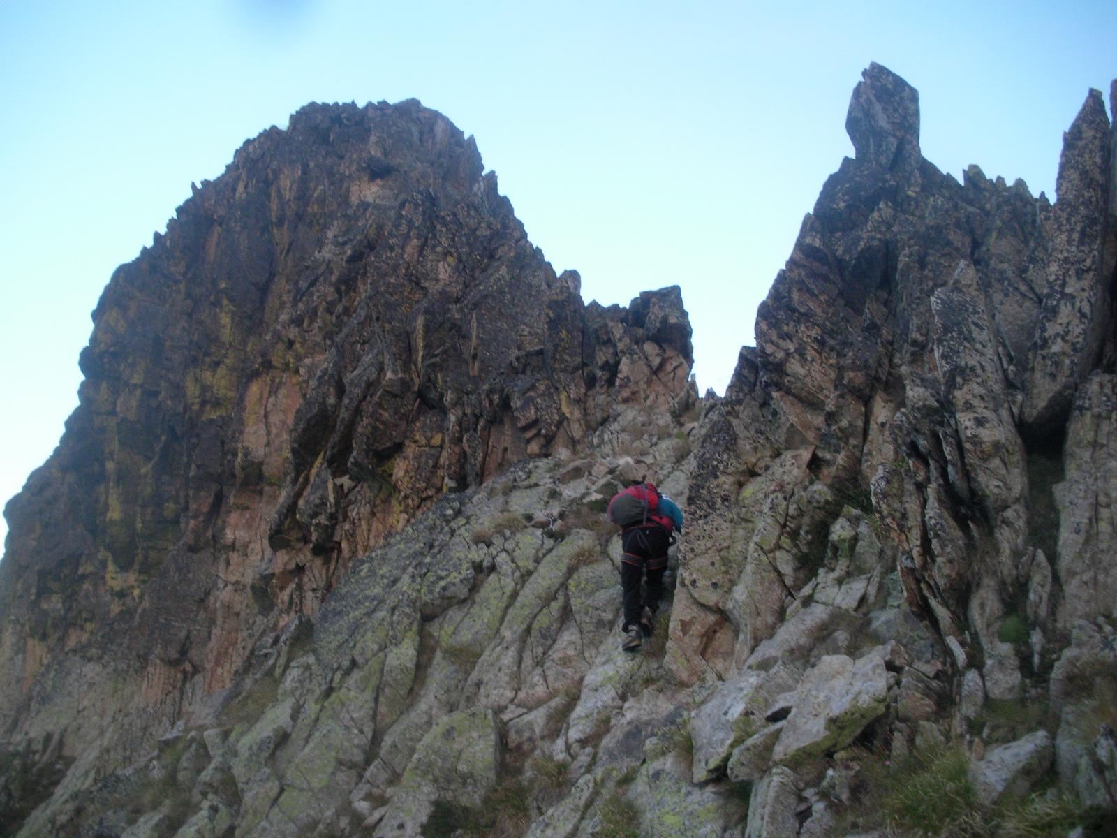 La Cima dei Camosci..arrivando dal Colletto Freshfield per cresta..