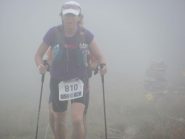 concorrente avvolta dalla nebbia