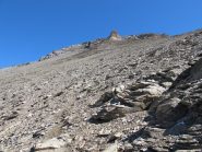 Sulla traccia verso la cresta O