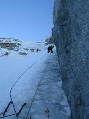 Ghiaccio e neve trasformata dura perfetti