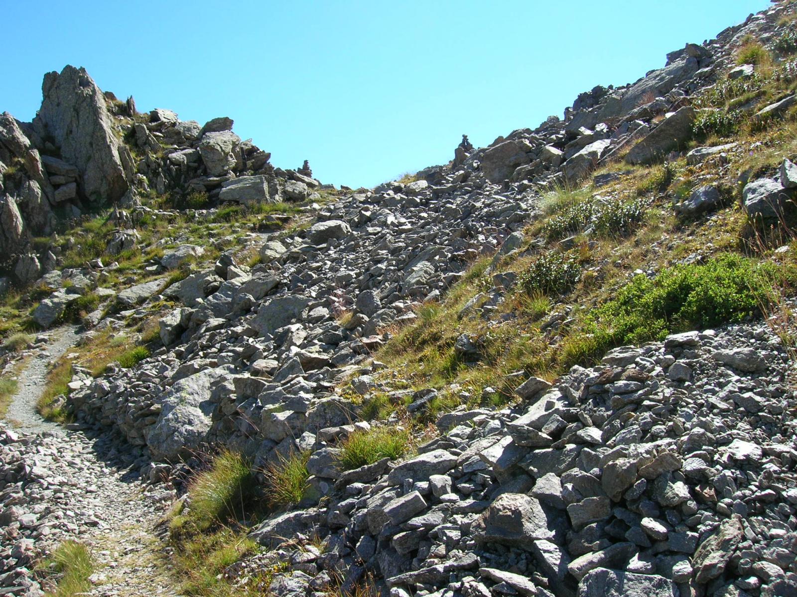 Passo di Laroussa in vista.