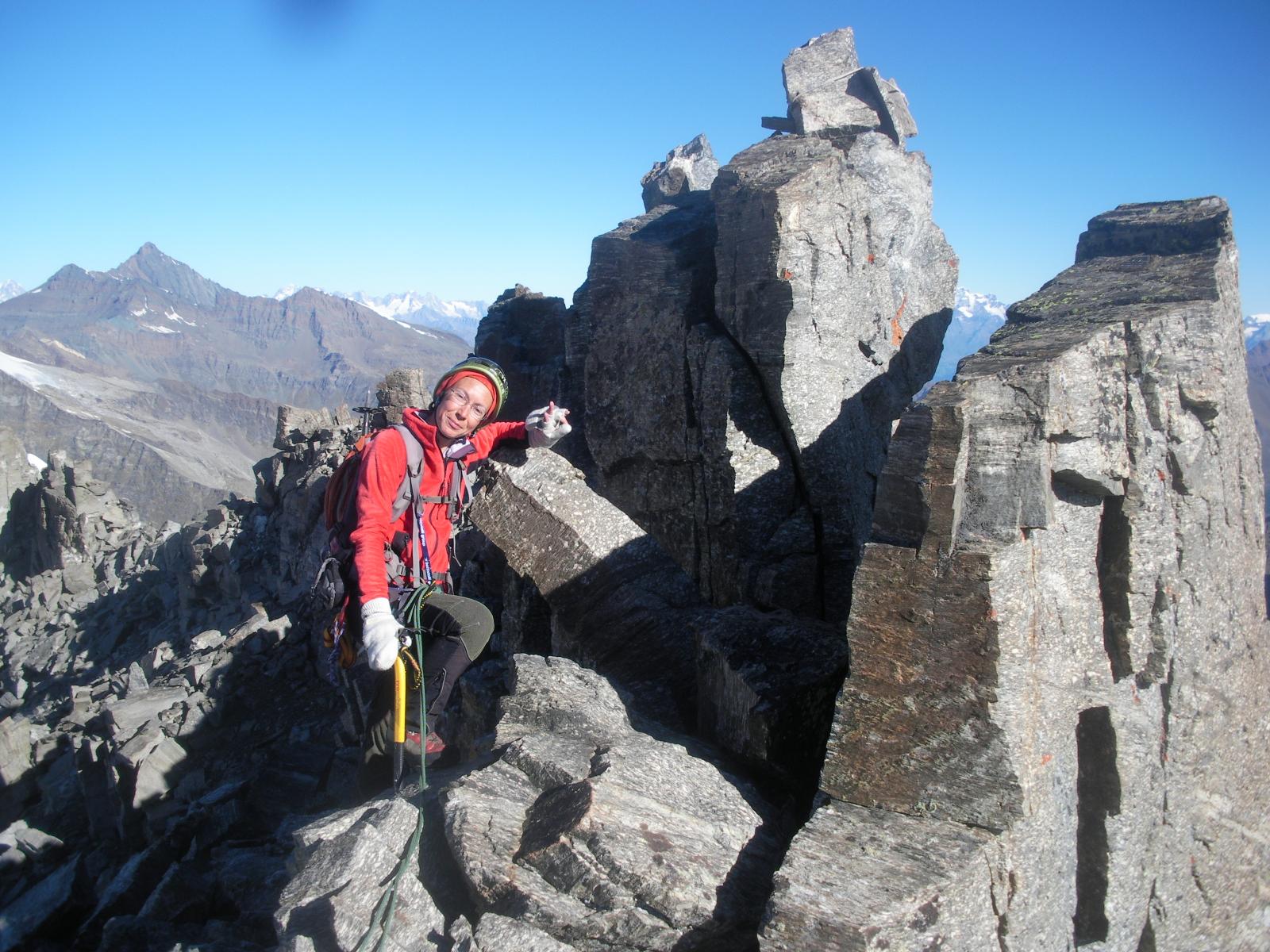 e' la soddisfazione per aver raggiunto la meta..