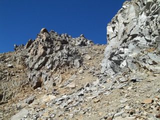 verso la fine del canalino