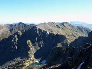 lago bianco dell'agnel e cime omonime