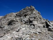 A sx attacco della via dal colle dell'Agnello