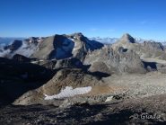 Vista su Sommelier, Rognosa, Grand Cordonnier, Ecrins