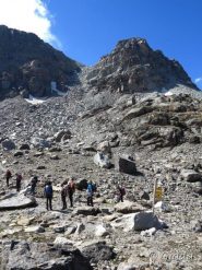 Il canalone da salire dal lago d'Ambin