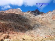 Lo sfasciato percorso per il Monte Braccia