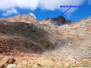 Lo sfasciato percorso per il Monte Braccia