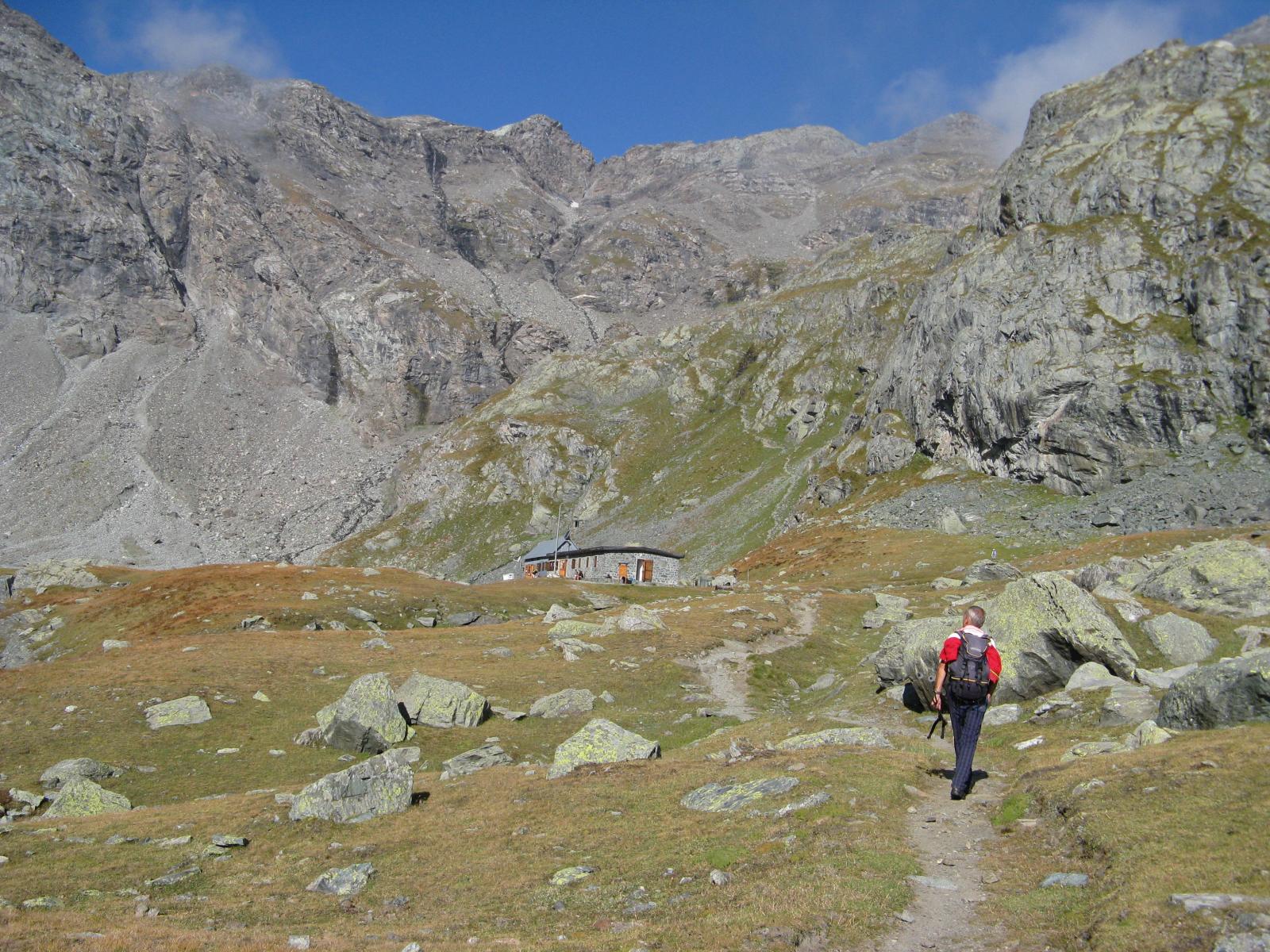 Arrivo al Rifugio con il sole