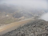 versante di discesa apposto alla salita