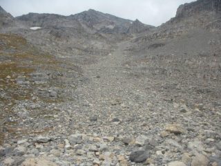 dalla val tavernette l'attacco del canale disceso