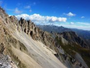 uno sguardo verso il M.Freid e verso il Monviso