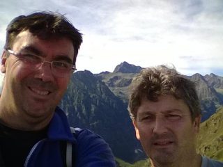 Immancabile selfie in cima con il Matto