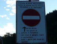 Le regole da rispettare oltre Cà di Ianzo