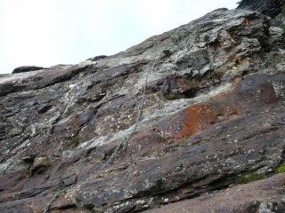 Ferrata: un tratto bello dritto