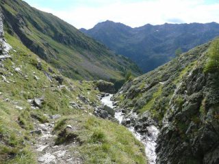 Traverso che dal rifugio porta la Lago Bianco