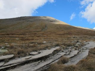 Versante di discesa dalla Fea Nera
