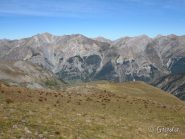 Il costone di discesa della Serra Del Bal