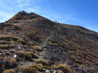 Sul sentiero verso il Monte Aiga