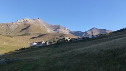 il Rocciamelone dal Villaggio di Tour