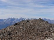 01 - l'anticima con gli Ecrins sullo sfondo