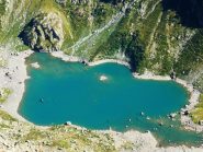 il Lago Brocan che sembra il Chiaretto del Monviso