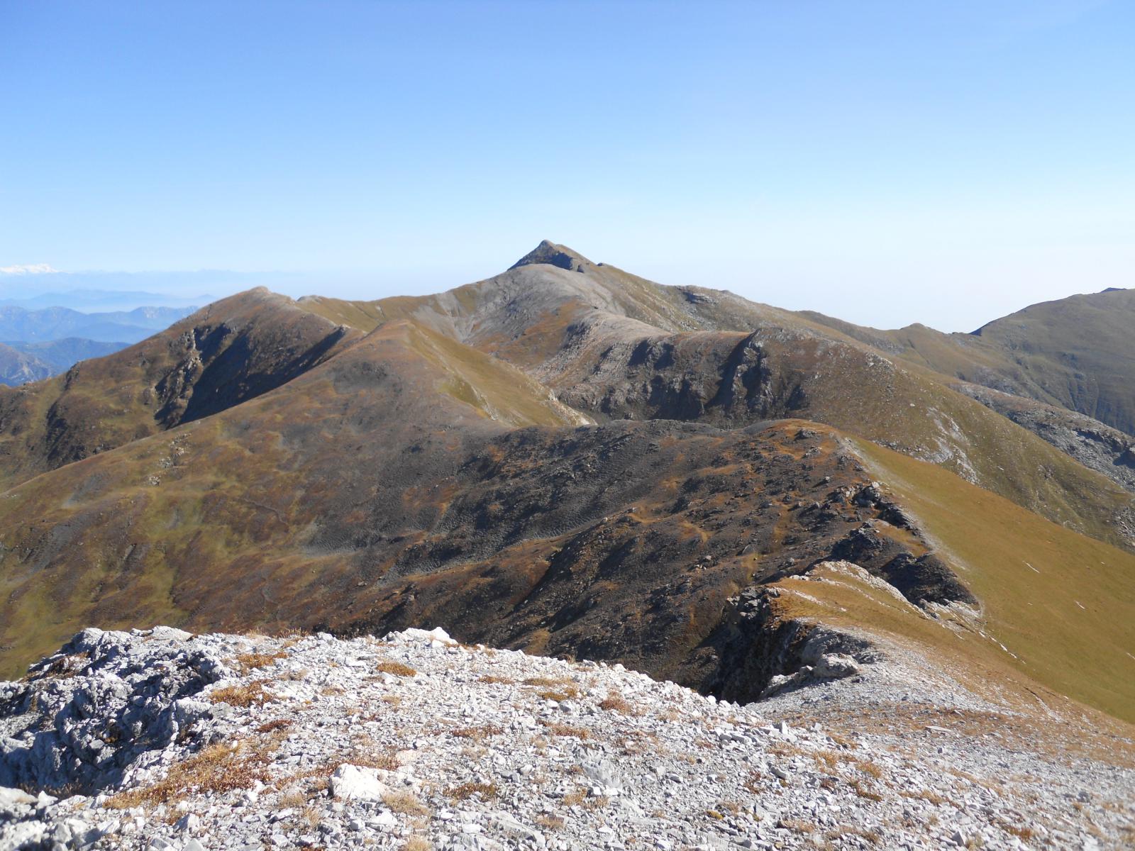 il percorso in cresta