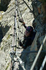 Rete metallica da utilizzare come scaletta