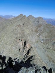 Cresta verso il Granero e rifugio Giacoletti