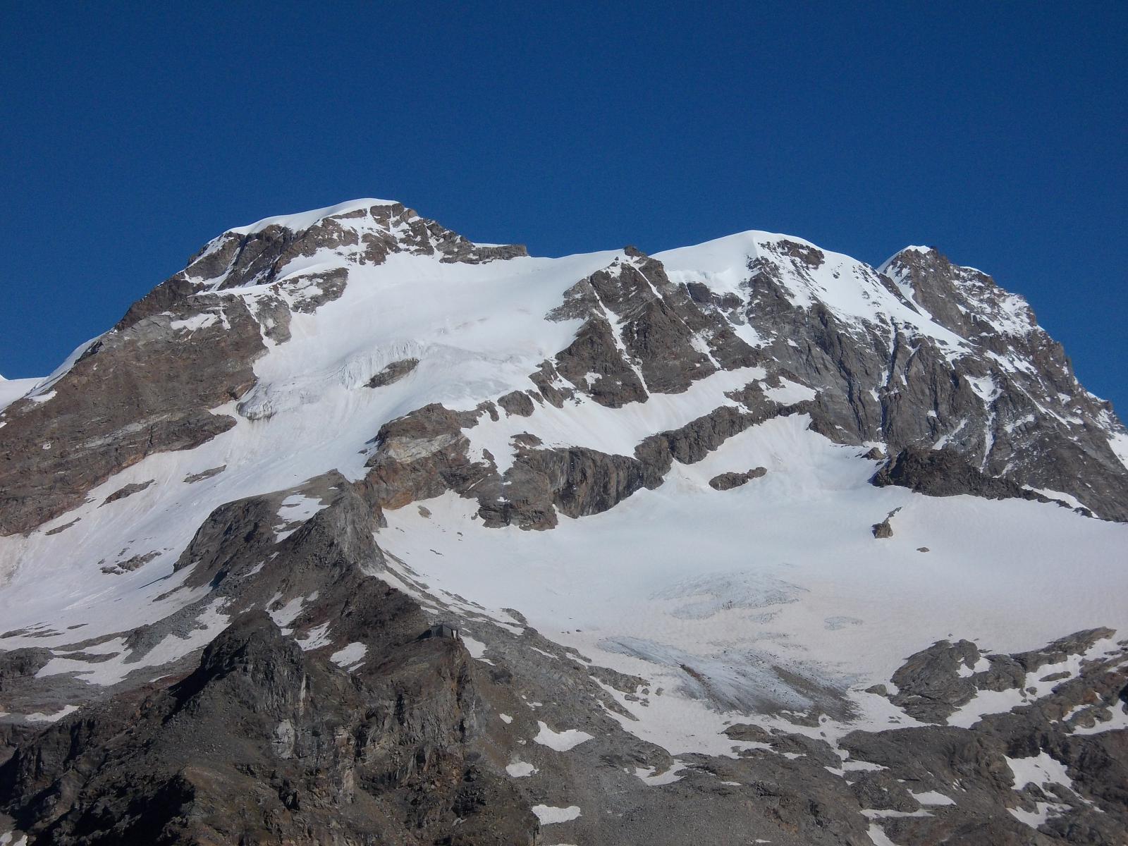 Vista dalla Vincent alla Gnifetti